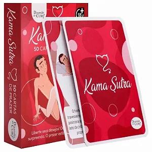 JOGO KAMA SUTRA COM 50 CARTAS DE PRAZER DIVERSÃO AO CUBO