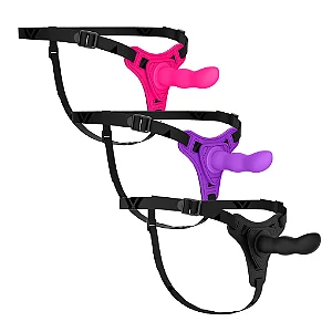 CINTA COM PRÓTESE PENIANA LISA BDSM - LB6103