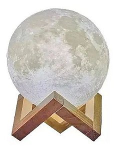 Umidificador E Luminária Lua Cheia - Luatek