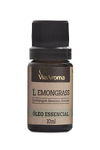 Óleo Essencial Lemongrass Capim Limão 100% Puro 10ml - Via Aroma