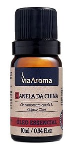 Óleo Essencial Canela Da China 100% Puro 10ml - Via Aroma
