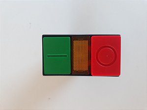 Botoeira Dupla C/ Iluminação 22mm Na+nf P20itl-y-1c