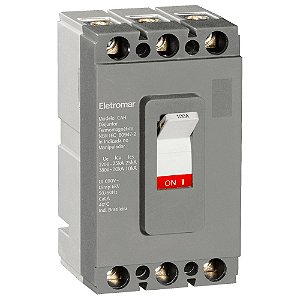 Disjuntor Caixa Moldada Trifásico 100a Eletromar