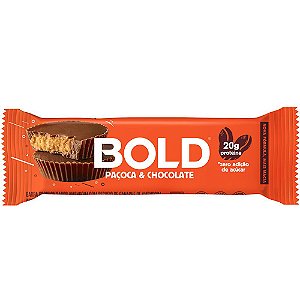 Barra Proteína Bold Bar - Paçoca & Chocolate (unidade)