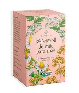 Chá Orgânico, De Mãe para Mãe - Iamani - 15 sachês