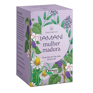 Chá Orgânico, Mulher Madura - Iamani - 15 sachês