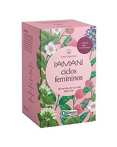 Chá Orgânico, Ciclos Femininos (TPM + Menstruação) - Iamani - 20 sachês