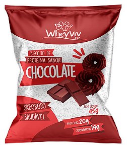 Biscoito Wheyviv - Chocolate - 45g