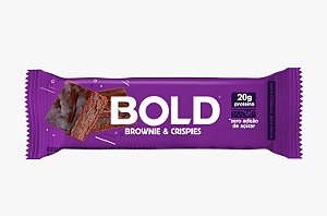 Bold Bar 20g de proteína - Brownie e Crispies - Unidade 60g