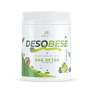 Desobese Chá Detox Natural Limão 210g Chá Solúvel Vegano