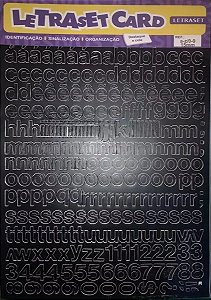 Letraset LetrasetCard - Cartela de letras autoadesivas