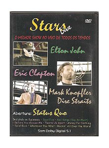 Dvd Elton John, Eric Clapton, Mark Knopfler - Stars live