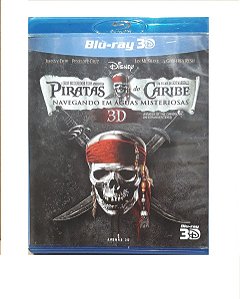Blu-ray - Os Piratas do Caribe  3D - Navegando em Águas Misteriosas