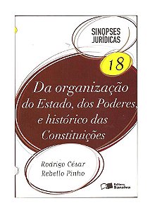 Da Organização do Estado, dos Poderes e Histórico das const..