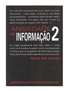 Ansiedade de Informação 2 - Richard Saul Wurman
