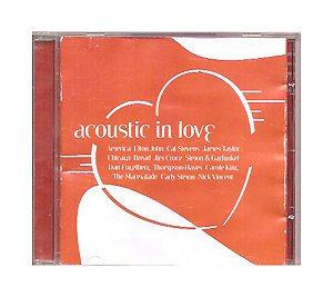 Cd Acoustic In Love - Bread, América, Cat Stevens, outros