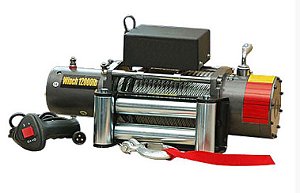 Guincho elétrico 12000LBS com cabo de aço e controle remoto por cabo