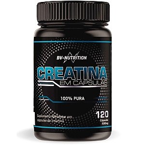 Creatina (120 Cápsulas de 500mg) - Bv Nutrition