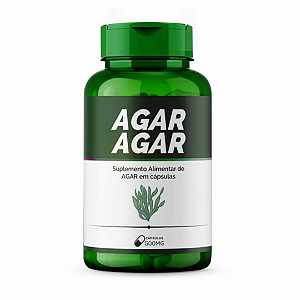 Agar Agar (60/120 Cápsulas de 500mg) - Bio Vittas