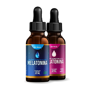 Melatonina em gotas (30ml Sabores Menta ou Tutti Frutti) - Bio Vittas