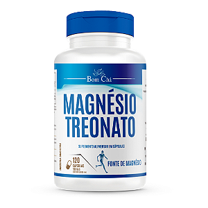 Magnésio Treonato (60/120 Cápsulas de 500mg) - Bom Chá