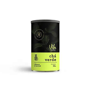 Chá Verde Solúvel sabor Abacaxi com Hortelã 250gr - Vila Alimentos