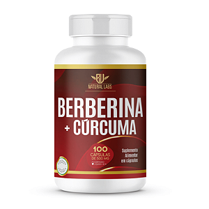 Berberina + Cúrcuma (100 Cápsulas de 500mg) - Natural Labs