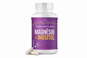 Magnésio + Inositol 60 Cápsulas Bom Chá
