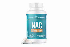 NAC Acetilcisteina 60 Cápsulas - Bom Chá