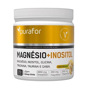 Magnésio + Inositol PuraFor 210g – Maracujá (DIA)