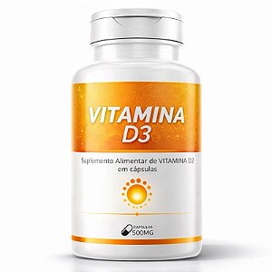 Vitamina D3 2000 UI Bio Vittas – 120 Cápsulas de 500mg