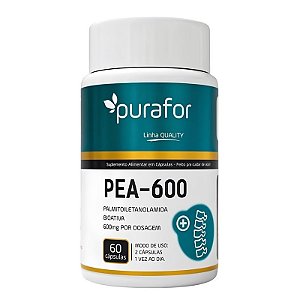 PEA 600mg Palmitoiletanolamida PuraFor – 60 Cápsulas