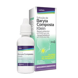 Baryta Composta Klein Solução 30mL - Vidora