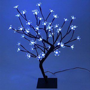 Árvore Cerejeira Led Natal Azul 110V