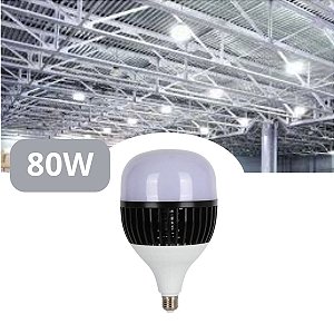 Lampada Super Potente Bulbo Ultra Led 80w Galpão Bivolt