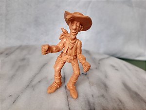 Figura de vinil estática de Lucky Luke da MD toys, Bélgica Bélgica, 1995 ,- 7,5 cm de