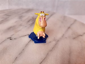 Miniatura de vinil estatica  de vaca do desenho  desenho  A vaca e o frango  Cartoon Network 2005 - 5 cm