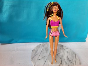 Boneca Teresa surf city Mattel 2000 top original.calcinha da Barbie da mesma coleção.