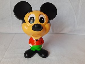 Mickey mouse de plástico vintage, fala espanhol , a corda