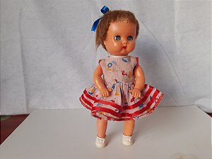 Anos 50 boneca de baquelite Estrela 20 cm, pés danificados