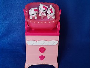 Barbie luv me playset check up de filhotes de gato,