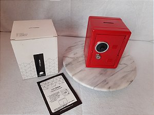 Cofre de metal Locker vermelho da Imaginarium sem uso