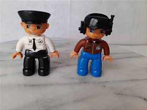 Lego Duplo, policial e piloto