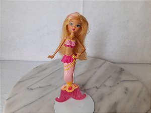Mini sereia sem o pet golfinho coleção Barbie mermaid tale 2. mattel