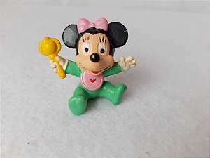 Miniatura Disney de bebê Minnie de roupa verde  4 cm, Bully Alemanha