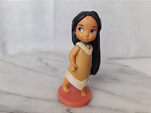 Miniatura Disney Animators de jovem Pocahontas 8 cm