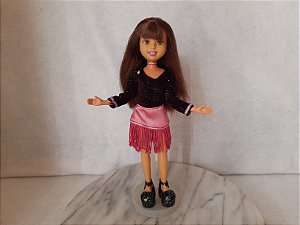 Boneca Stacie I am tap dancing star, Mattel 2005, coleção Barbie, 25 cm de altura