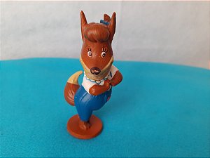 Miniatura Disney da raposa Foxy Loxy do Chicken Little 9 cm usada