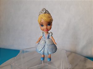 Mini princesa toddler articulada Cinderela 9 cm
