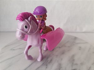 Cavalo alado Minimus de plástico e princesa Sofia Disney  15 cm comprimento